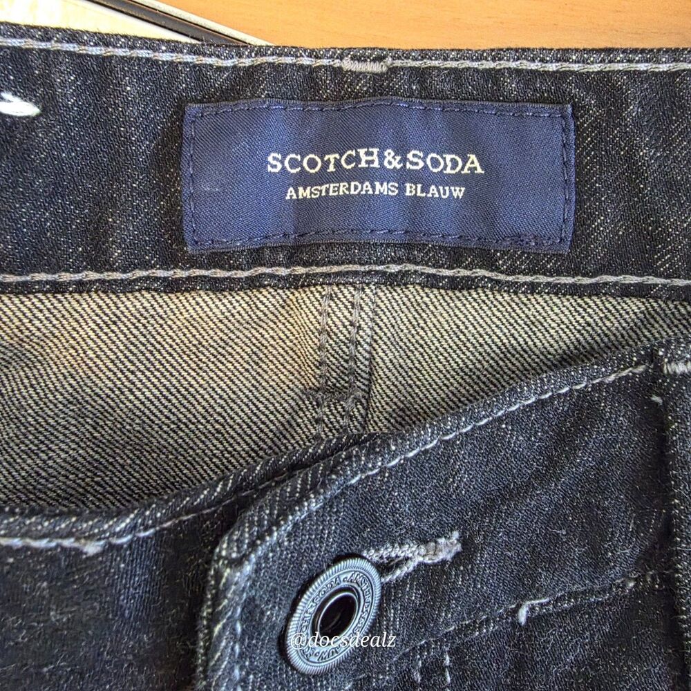 Scotch & Soda Jeans Dark Wash Men's 30 x 34 - Picture 3 of 7
